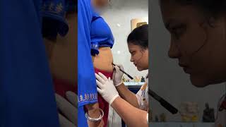 Mam belly piercing me kaisi dikh rahi he [upl. by Hanikehs468]