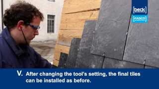 BECK Slate Hook Fastening System  Installation Guide [upl. by Ahsinom489]