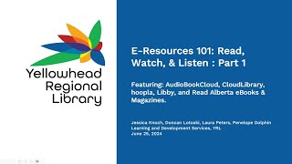 EResources 101 Read Listen amp Watch Part 1 [upl. by Julienne]