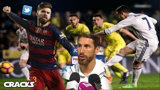 PIQUÉ ATACA al ARBITRAJE por REMONTADA del MADRID  RAMOS RESPONDE “Sorprendería si fuera MESSI” [upl. by Forester1]