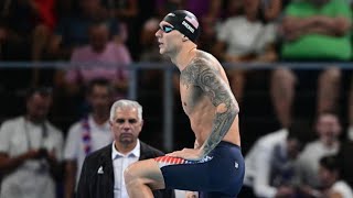 2024 Paris Olympics recap Léon Marchand wins again as Caeleb Dressel struggles Americans make hi [upl. by Meridith]