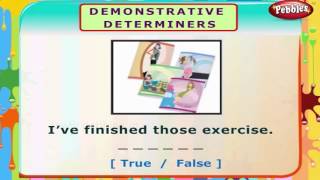 Demonstrative Determiners  English Grammar Exercises For Kids  English Grammar For Children [upl. by Kirven853]