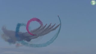 Red Arrows Full Display 2017 Falmouth Bay [upl. by Adnirol]