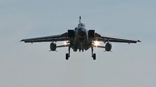 Panavia Tornado Luftwaffe German Air Force Touch and Go at Nörvenich AirBase ETNN 4397 [upl. by Aleron]