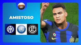 Inter de Milão X FC Lugano  Amistoso  4K  PS5™ [upl. by Tammany]