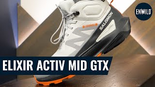 Salomon Mens Elixir Activ Mid GTX Boot Review [upl. by Anolla]