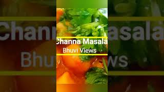 Naan Bhuvi  channa masala Recipe  short video [upl. by Liartnod]