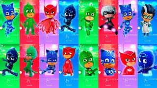 PJ Masks  Owlette🆚 CatBoy 🆚 Night Ninja 🆚 Gekko 🎶 Tiles Hop EDM Rush [upl. by Middle]