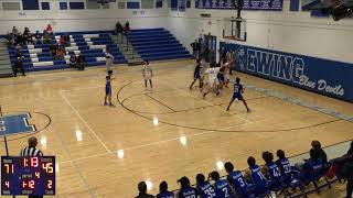 Ewing High School vs Hightstown High School Boys Freshman Basketball [upl. by Namar]