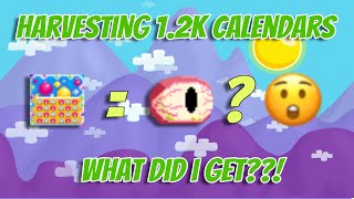 Growtopia  Harvesting 12k Winterfest Calendars what did i get [upl. by Ennaisoj]