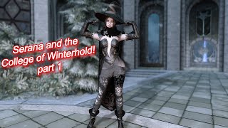 The College of Winterhold but with Real Mages SDA  Skyrim [upl. by Assenahs588]