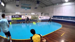 Treino de GuardaRedes Futsal Modicus 1516 Filipe Monteiro Futsal Goalkeeper Training [upl. by Lambert]