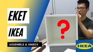 Eket Ikea Unboxing and Assembling [upl. by Marilin]