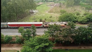 18463Prashanti Express PT hauled by WAP 7 [upl. by Noemis372]