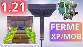 TUTO FERME A XP ET LOOT DE MOB INFINI SUR MINECRAFT 121 FR [upl. by Ais]