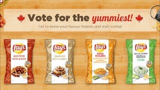 Scotts EhSclusives  Lays Do Us A Flavor Contest 2014 Canada [upl. by Mckale356]