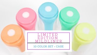 Limited Edition Mildliner Case  10 Color Set [upl. by Bovill]