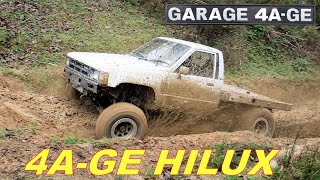 4AGE Turbo Hilux  Td42t Safari  LS1 Safari  Supermang suzuki  Offroad mud bashing [upl. by Yesiad]