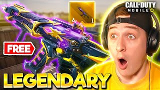 FREE LEGENDARY M4 FOR EVERYONE COD MOBILE [upl. by Consalve]