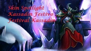 Kassadin Festivo  Festival Kassadin Skin Spotlight league of legends [upl. by Ehgit]