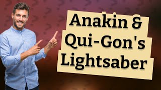 Did Anakin use Qui Gons lightsaber [upl. by Eilrahc961]