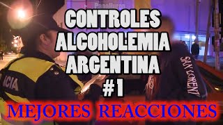 Controles de alcoholemia MEJORES REACCIONES  1 [upl. by Akkahs]