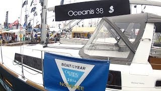 BENETEAU OCEANIS 38 New for 2013 Daysailor Weekender amp Cruiser toured by ABK Video [upl. by Hunger]