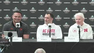 2023 NCAA Coaches Presser Pendleton Popolizio Manning [upl. by Enelyar]