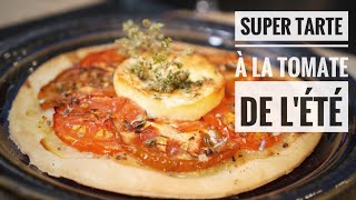 Recette de tarte fine tomate chèvre parfaite en été facile et rapide [upl. by Llyrad571]