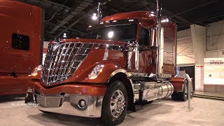 2019 International Lone Star  Exterior And Interior Walkaround  2018 World Truck [upl. by Grishilde351]