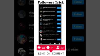 அட 🤩 இது லெவல் Trick💯 how to instagram followers increase tamil In 2022 shorts [upl. by Hurst466]