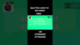 Japan rice cooker sale malabe Sri Lanka [upl. by Jewelle]