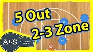 5 Out Basketball Plays vs 23 Zone Defense [upl. by Atiuqan]