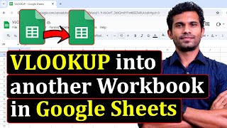 VLOOKUP into another Workbook Google Sheets [upl. by Tsiuqram231]