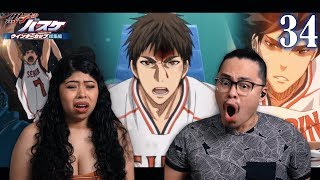 KIYOSHI TEPPEI THE IRON HEART KUROKO NO BASKET EPISODE 34 REACTION [upl. by Ainelec]