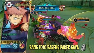 GAMEPLAY YIN PAKEK SKIN MSC JUBAH PUTIH TERBARU 2024 😍  MOBILE LEGENDS mlbbidcreator [upl. by Tteirrah]