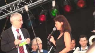 20120819 SWR4 Hafenkonzerte in Rorschach Moderator Monika Fasnacht und Stephan Schmutz [upl. by Enasus79]