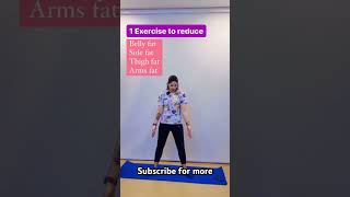 One exercise to reduce whole body fat🙅🏻‍♀️Glowupwithaqsa 🎀exercise [upl. by Hanna591]