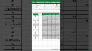 Quick Excel Trick to Unstack Data tips excel shorts fyp [upl. by Abner]