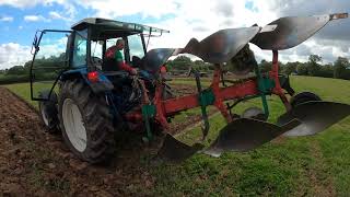 1994 Ford 7740 4WD DualPower 50 Litre 4Cyl Diesel Tractor 95HP Kverneland Royal Forest Ploughing [upl. by Nirot]