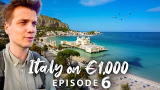 Sicilys MOST Beautiful Beach  Ep6 Palermo to Catania  Italy [upl. by Lorelei]