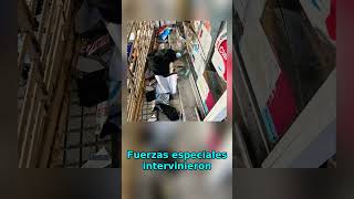 Tensión en Belgrano Ladrón atrincherado en kiosco provoca destrozos y riesgo de autolesionarse [upl. by Atinor994]