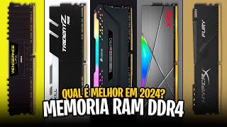 Qual MEMÓRIA RAM DDR4 comprar em 2024 As 5 Melhores ✅ [upl. by Airal]