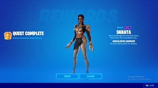 Easy Method To Complete All Shanta Quest in Fortnite Chapter 3  Collect Gem Fragments [upl. by Rocray]