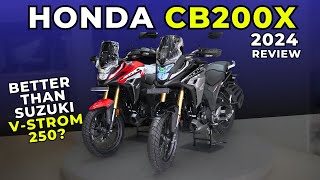 2024 Honda CB200X  Detailed Review  Better than Suzuki VStrom 250  Pros and Cons hondacb200x [upl. by Aivatahs]