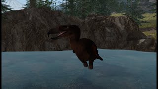 Keleken Flock hunts down Elk from Elk Herd  Cenozoic Survival  Roblox [upl. by Mahan]