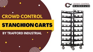 Your Crowd Control Solutions  Storage Carts By Trafford Industrial [upl. by Rosalyn]