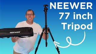 Neewer 77 inch Tripod It is Great and Sturdy [upl. by Reinaldo694]