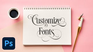 Customize Fonts in Seconds Photoshop Shorts [upl. by Aylat]