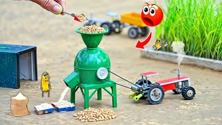 Tractor making fluor mill grinder A to Z process science projectdiy tractor home made chakki machin [upl. by Pruchno623]